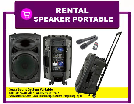 Harga Sewa Speaker Aktif Portable Pekanbaru