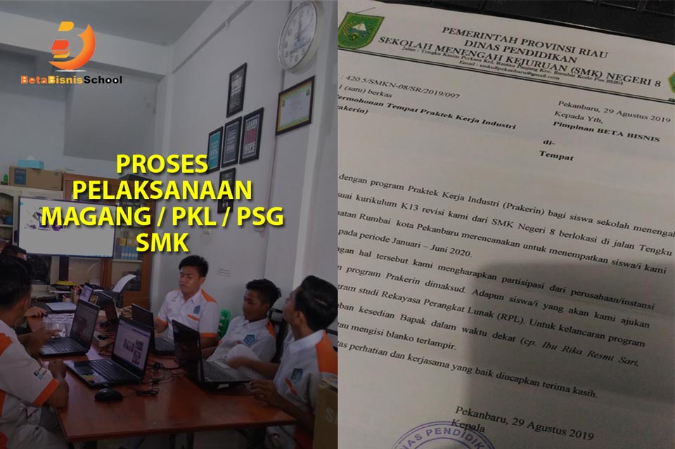 Proses Pelaksanaan Magang SMK Jurusan TKJ RPL di Pekanbaru